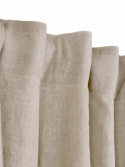Gardinkappe \'Julie\' 50x250 - Linned/Hvid