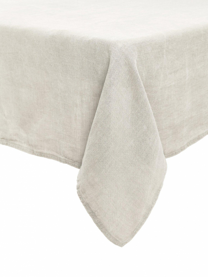 Dug \'Julie\' 145x280 - Linned/Hvid i gruppen Indretning / Tekstiler / Dug til borde hos Reforma (2303-85-121)