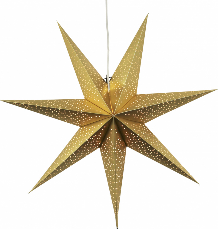 Julestjerne \'Dot\' 70cm - Guld i gruppen Belysning / Lamper / Julebelysning hos Reforma (231-53)