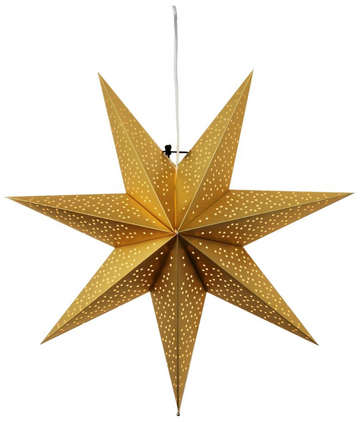 Julestjerne \'Dot\' 54cm - Guld i gruppen Belysning / Lamper / Julebelysning hos Reforma (237-27)