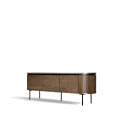 Tv-bænk \'Kärra\' 160x40cm - Valnød/Sort