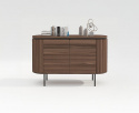Sideboard \'Kärra\' - Valnød/Svart