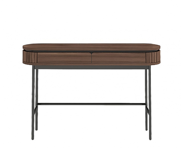 Skrivebord \'Kärra\' - Valnød/Svart i gruppen Møbler / Bord / Skriveborde hos Reforma (2378-walnut-svart)