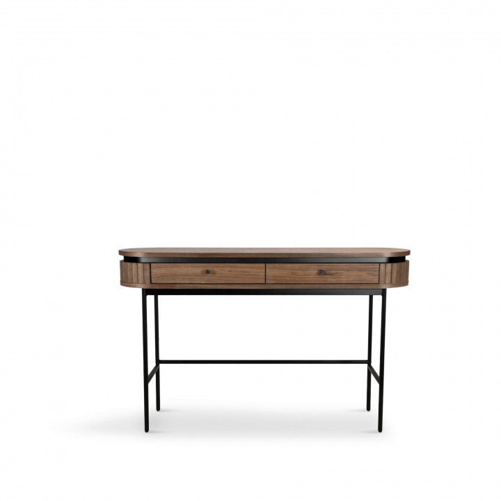 Skrivebord \'Kärra\' - Valnød/Svart i gruppen Møbler / Bord / Skriveborde hos Reforma (2378-walnut-svart)