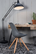 Skrivebord/Sidobord \'Leo\' - Teak/Stål