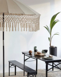 Bord og bænke \'Garden\' 220x60cm - Sort