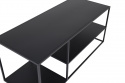 Sofabord \'Staal\' 120x50cm - Sort
