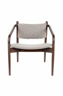 Stol \'Torrance\' - Valnød/Beige
