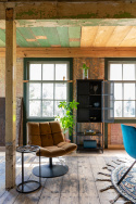 Lænestol \'Bar\' - Sammet/Guld