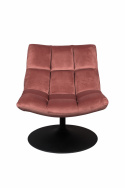 Lænestol \'Bar\' - Sammet/Rosa