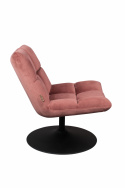 Lænestol \'Bar\' - Sammet/Rosa