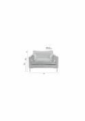 Lænestol \'Love seat\' - Brun