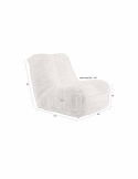 Justerbar lænestol \'Hamilton\' - Brun