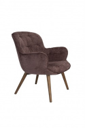 Lænestol \'Lenn\' 75x67 - Lilla