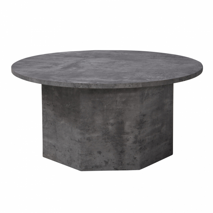 Sofabord \'Bilbao\' Rundt 80cm - Grå i gruppen Møbler / Bord / Sofabord hos Reforma (31322)