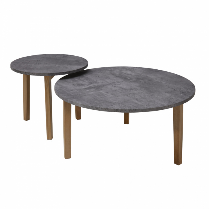 Sofabord \'Laval\' 2 dele - Natur i gruppen Møbler / Bord / Sofabord hos Reforma (31325)