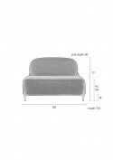 Sofa `Polly` - Hvid