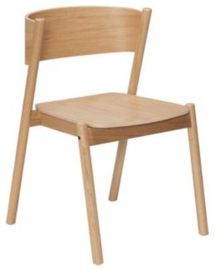 Køkkenstol \'Oblique\' - Natur i gruppen Møbler / Sidde møbler / Stole hos Reforma (331601)