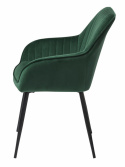 Stol \'Siena\' - Grøn/Sammet