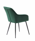Stol \'Siena\' - Grøn/Sammet