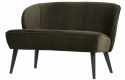 Sofa \'Sara\' - Grøn/Sammet