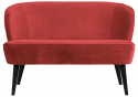 Sofa \'Sara\' - Rød/Sammet