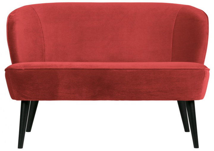 Sofa \'Sara\' - Rød/Sammet i gruppen Møbler / Sofaer / 2-personers sofaer hos Reforma (340443-P)