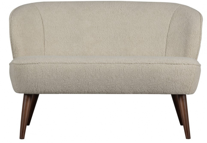 Sofa \'Sara\' - Benhvid/Sammet i gruppen Møbler / Sofaer / 2-personers sofaer hos Reforma (340443-T)
