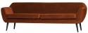 Sofa \'Rocco\' - Rust/Sammet