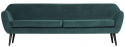 Sofa \'Rocco\' - Petrol/Sammet