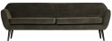 Sofa \'Rocco\' - Grøn/Sammet