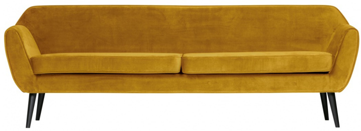 Sofa \'Rocco\' - Okker/Sammet i gruppen Møbler / Sofaer / 2-personers sofaer hos Reforma (340480-O)
