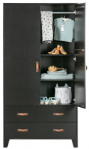 Garderobe \'Dian\' - Sort