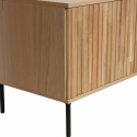 TV-bord ‘New Gravure’ 100 cm - Eg/Sort