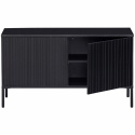 TV-bord ‘New Gravure’ 100 cm - Sort/Sort