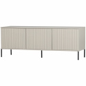 TV-bord ‘New Gravure’ 150 cm - Beige/Sort