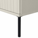 TV-bord ‘New Gravure’ 150 cm - Beige/Sort