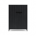 Garderobe \'Bruut\' 2 døre - Sort