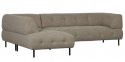 Venstre hjørnesofa \'Lloyd\' - Brun