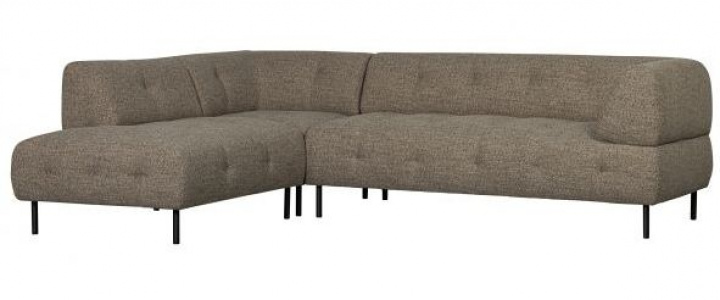 Venstre hjørnesofa \'Lloyd\' - Mørkebrun i gruppen Møbler / Sofaer / Chaiselong sofaer hos Reforma (373680-DM)