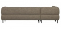Venstre hjørnesofa \'Lloyd\' - Mørkebrun