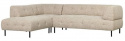 Venstre hjørnesofa \'Lloyd\' - Beige