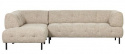 Venstre hjørnesofa \'Lloyd\' - Beige