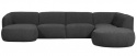 Sofa højre \'Polly\' - Grå