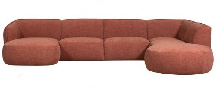 Sofa højre \'Polly\' - Terrakotta i gruppen Møbler / Sofaer / Chaiselong sofaer hos Reforma (374002-R)