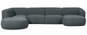 Sofa venstre \'Polly\' - Blå/Grøn