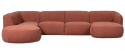Sofa venstre \'Polly\' - Terrakotta