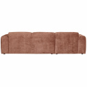 Sofa ‘Cloud’ 3-personers chaiselong venstre - Rosabrun