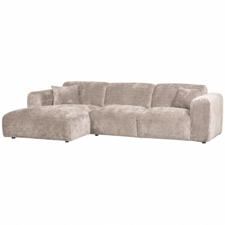Sofa ‘Cloud’ 3-personers chaiselong venstre - Grå i gruppen Møbler / Sofaer / 3-personers sofaer hos Reforma (375072-N)