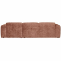 Sofa ‘Cloud’ 3-personers chaiselong højre - Rosa/brun